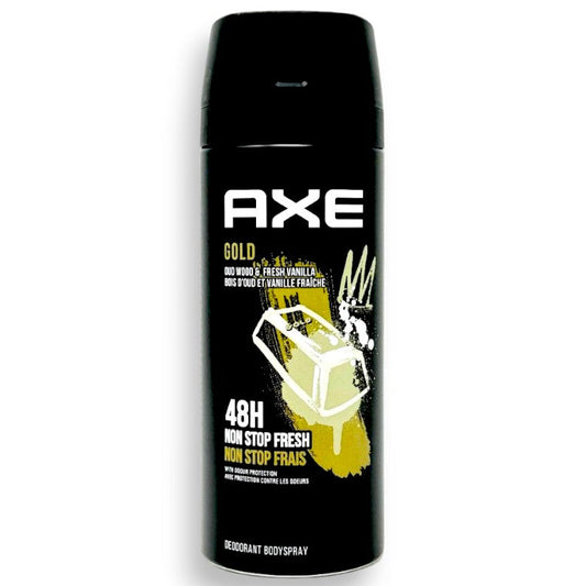 AXE DEODORANT BODY SPRAY GOLD 150ML 1CT