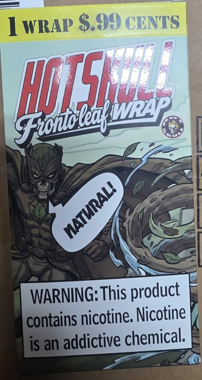 Hot Skull Fronto Leaf Wrap - Natural
