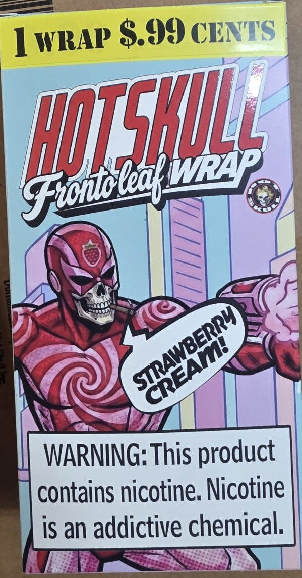 Hot Skull Fronto Leaf Wrap - Strawberry Cream