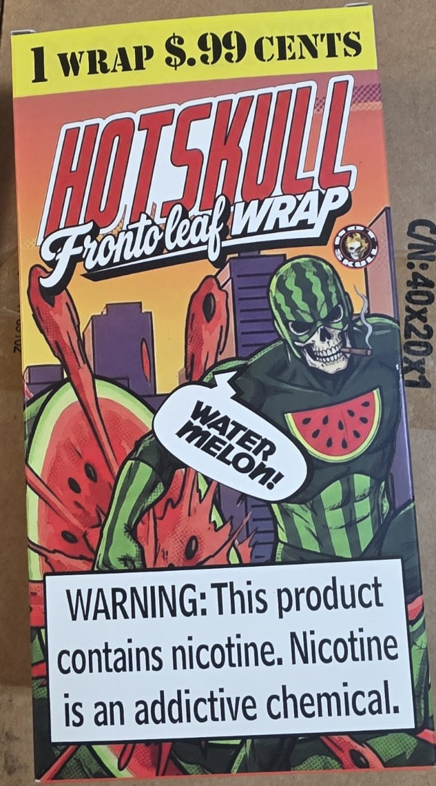 Hot Skull Fronto Leaf Wrap - Watermelon