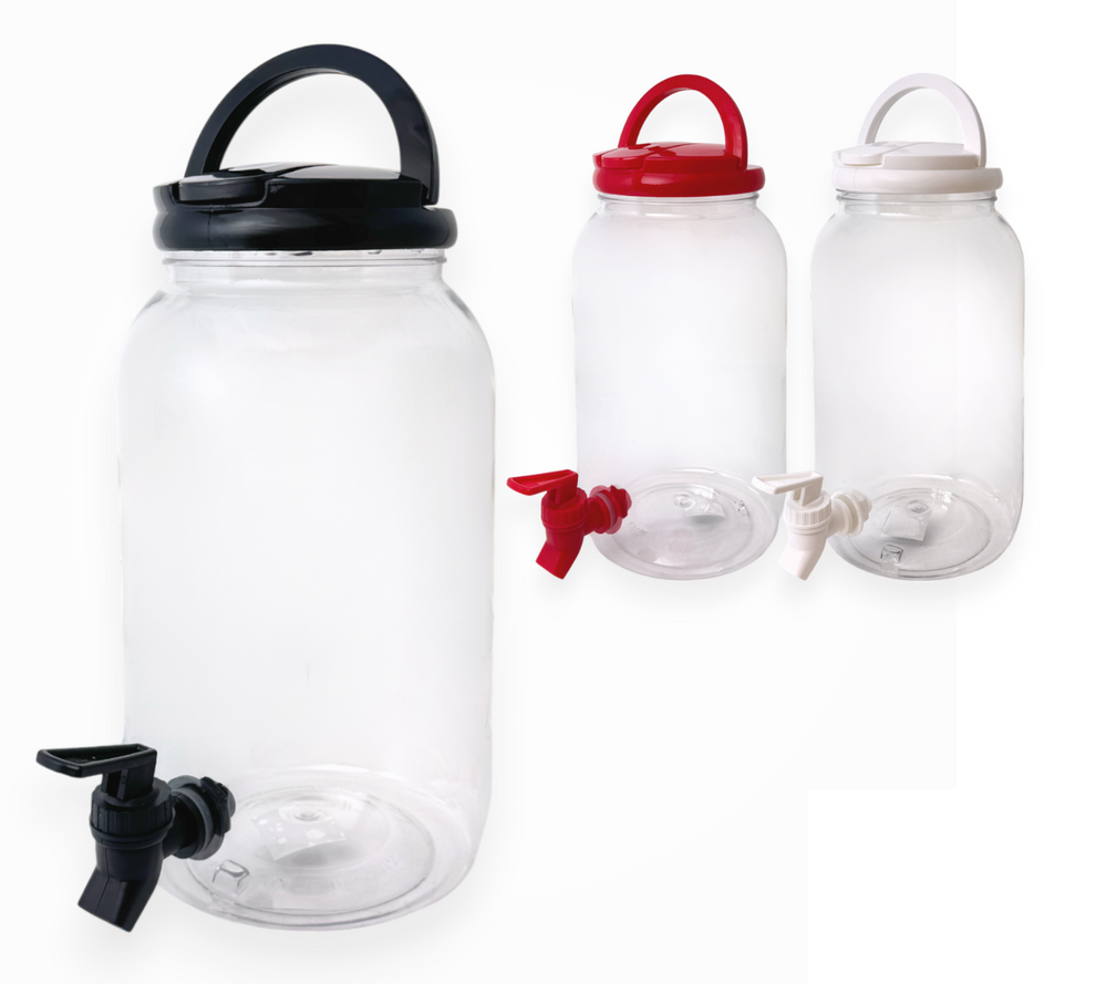 PLASTIC DRINK PITCHER W/ DISPENSER 3.8L 1CT – US 1 WHOLESALE