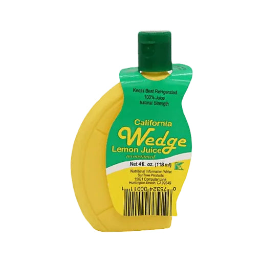 JUICE LEMON PLASTIC 4 OZ 1CT