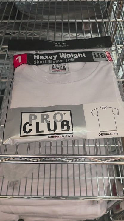 PROCLUB MEN SHORT SLEEVE T-SHIRT MULTICOLOR PACKAGED (6PACK)
