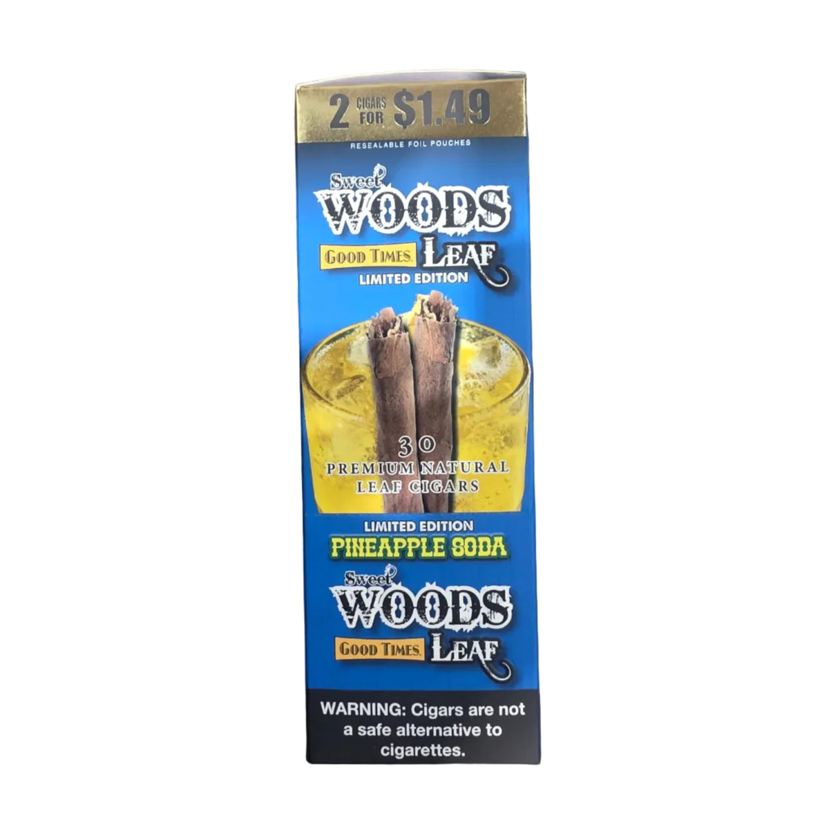 SWEET WOODS GOOD TIME LEAF CIGARS 2/$1.49 15/2PK