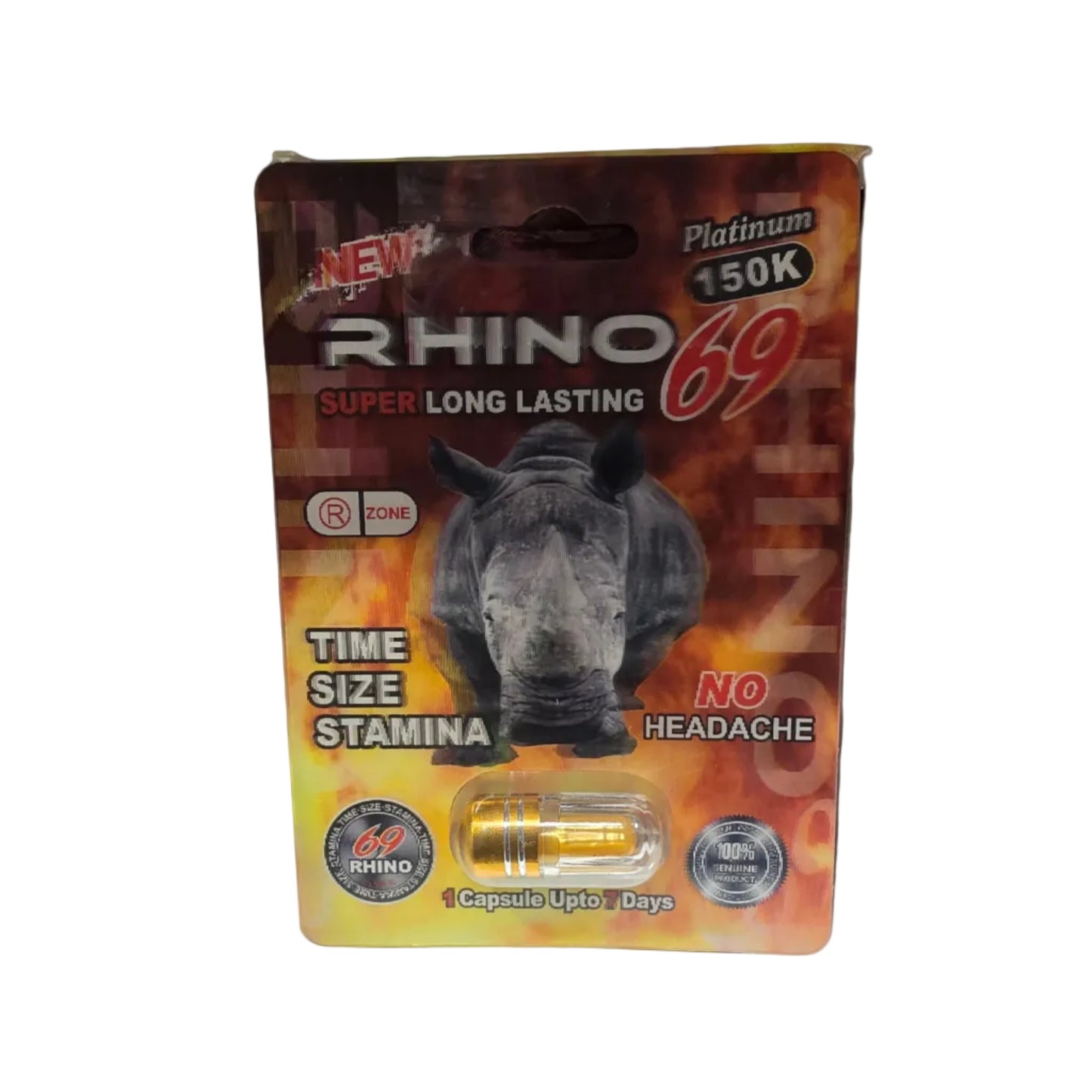 RHINO SINGLE PILLS ENHANCEMENT SEX 24PK