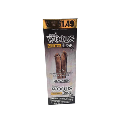 SWEET WOODS GOOD TIME LEAF CIGARS 2/$1.49 15/2PK
