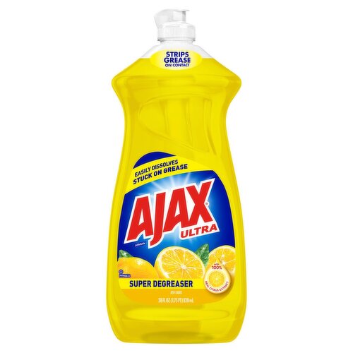 DISHSOAP AJAX LEMON 28OZ