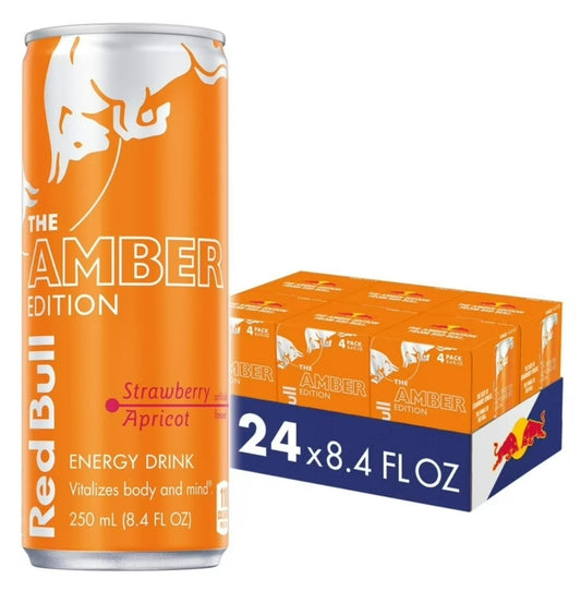 REDBULL ENERGY STRAWBERRY APRICOT ORANGE 8.4OZ 24PK
