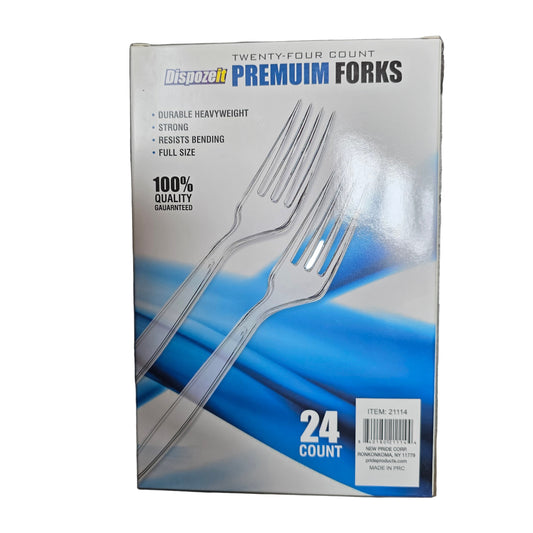 UTENSILS FORK HEAVY DUTY 24PK 1CT