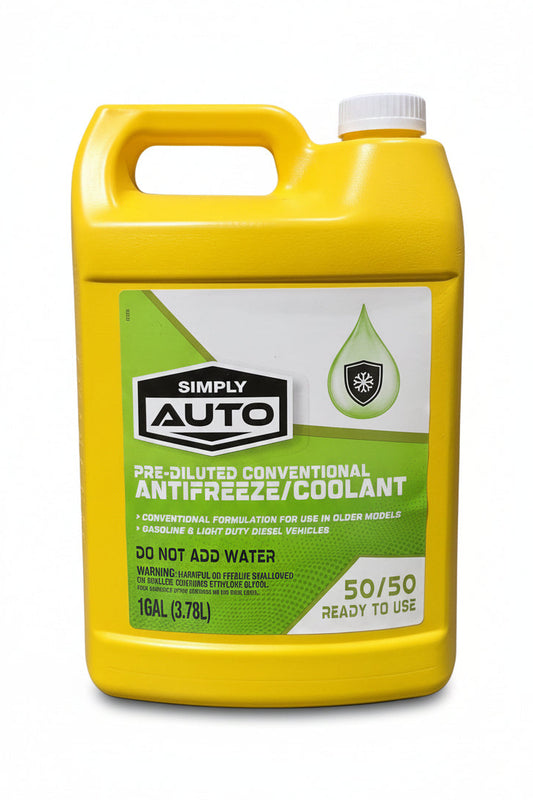 AUTO COOLANT/ANTI FREEZE GREEN 50/50 / 6