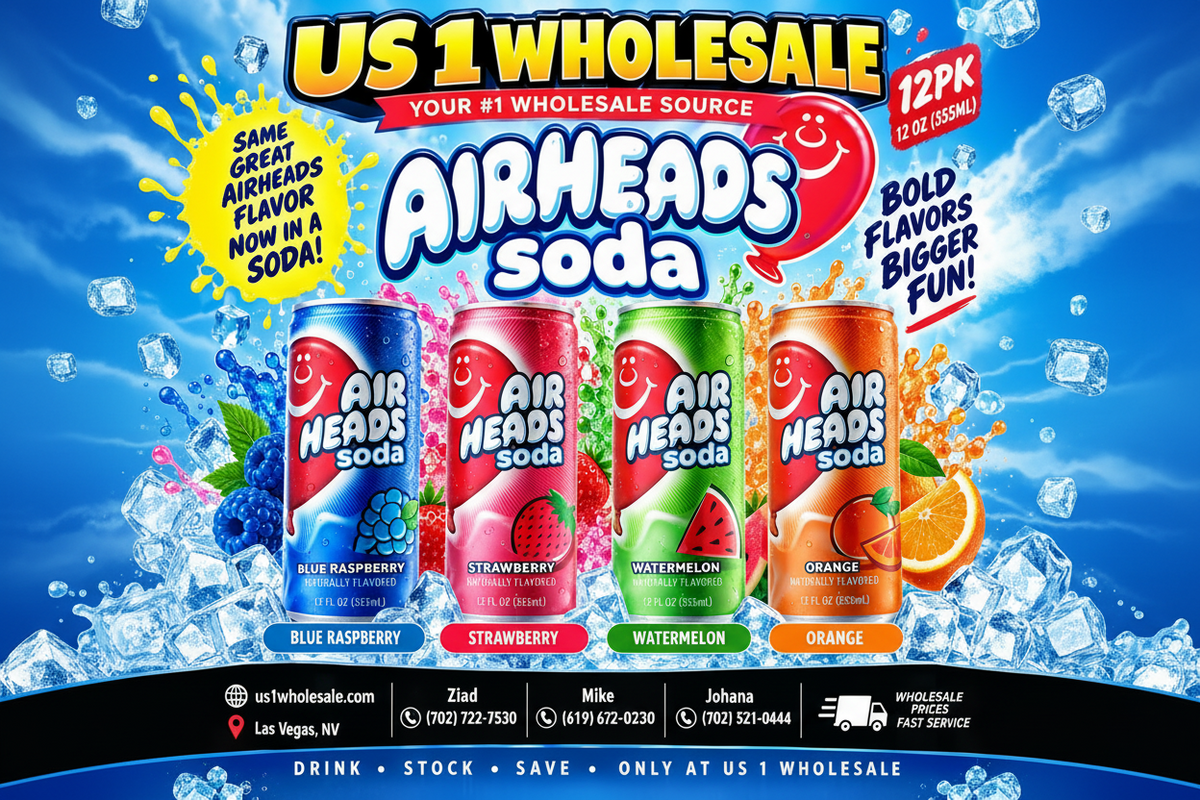 AIRHEADS SODA 12OZ 355ML 12PK