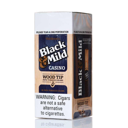 BLACK & MILD WOOD - PLASTIC TIPS SINGLE PACKS 25CT