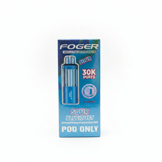 VAPE FOGER PODS 30K SOUR BLUE DUST 5PK