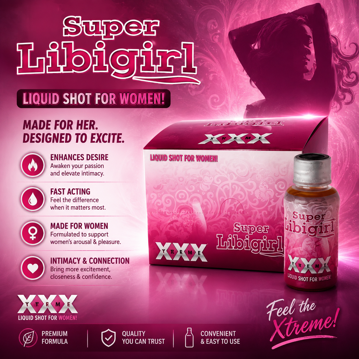 LIQUID BOTTLE SEX ENHANCEMENT 12PK