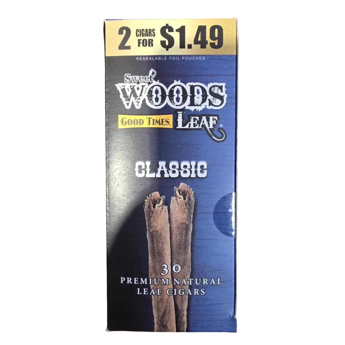 SWEET WOODS GOOD TIME LEAF CIGARS 2/$1.49 15/2PK