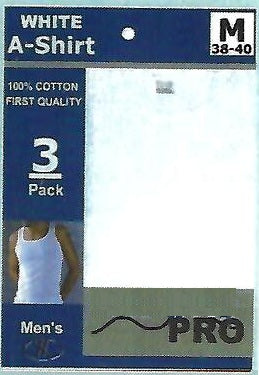 TANK TOP SHIRTS MULTI-COLOR (PREPACKAGED) 3CT 12PK