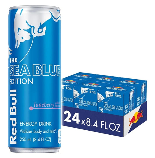 REDBULL ENERGY JUNEBERRY SEA BLUE 8.4OZ 24PK