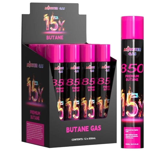 BUTANE MONSTER 15X 850ML 12PK