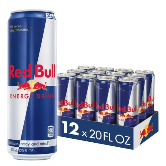 REDBULL ENERGY REGULAR 20OZ 12PK