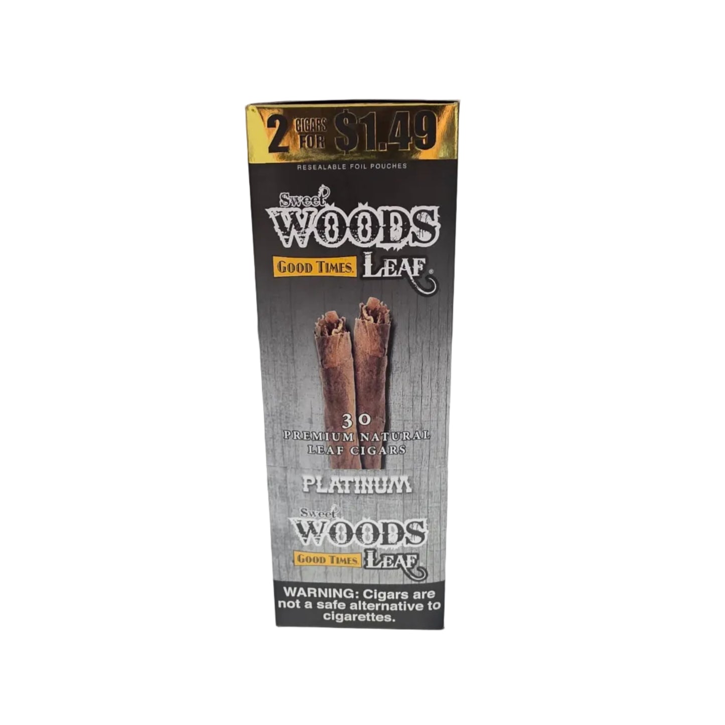 SWEET WOODS GOOD TIME LEAF CIGARS 2/$1.49 15/2PK