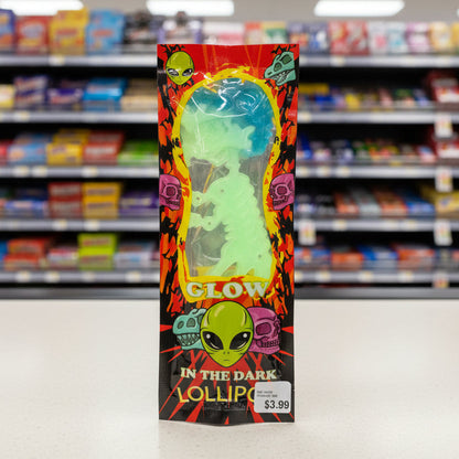CANDY LOLLIPOP GLOW IN THE DARK T-REX 30CT
