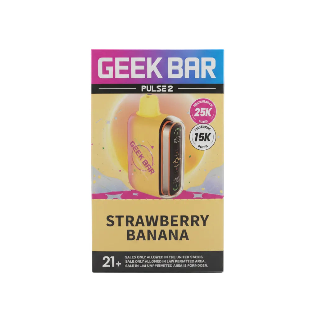 GEEK BAR PULSE2 HUBBA 25K VAPE 5PK