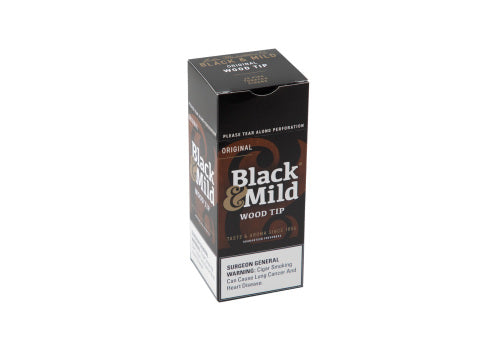 BLACK & MILD WOOD - PLASTIC TIPS SINGLE PACKS 25CT