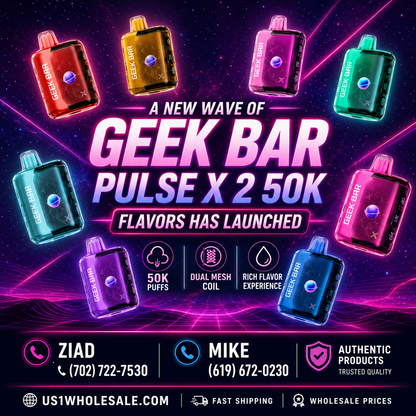 GEEK BAR PULSE X2 BULL 50K VAPE 5PK