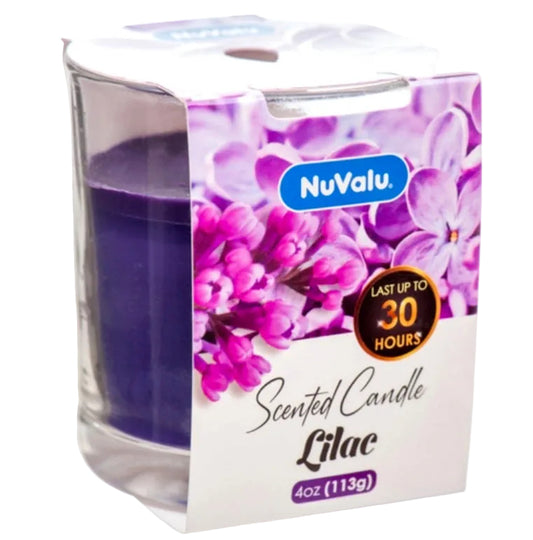 CANDLE NUVALU TUMBLER LILAC 4OZ