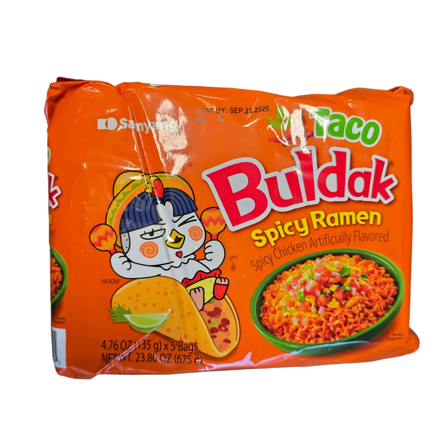 SOUP BULDAK BAGS TACO 4.76OZ 5PK