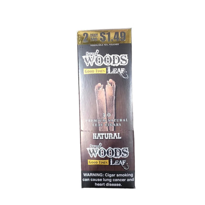SWEET WOODS GOOD TIME LEAF CIGARS 2/$1.49 15/2PK