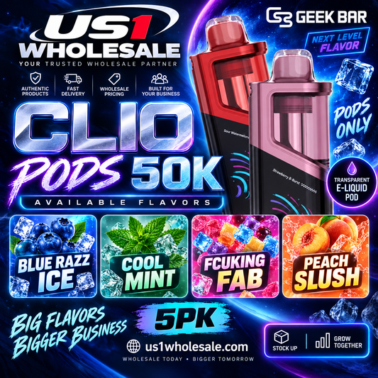 GEEK BAR CLIO PODS 50K VAPE 5PK