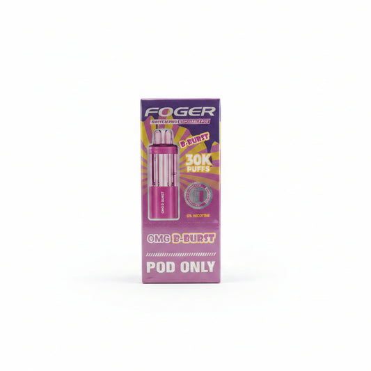 VAPE FOGER PODS 30K OMG B-BURST 5PK