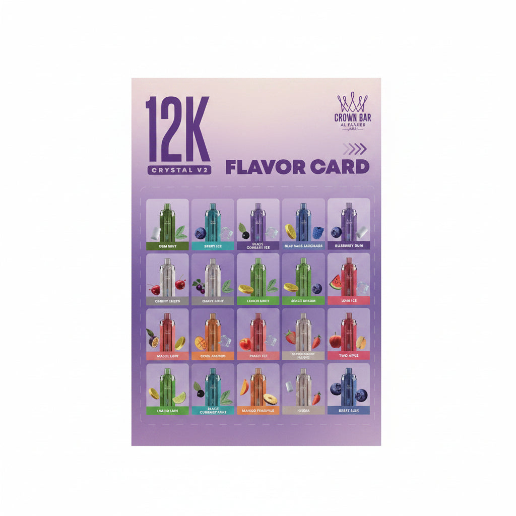 VAPE CROWN BAR VAPE AL FAKHER 12K 5PK  ORANGE MINT