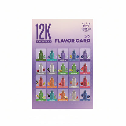 VAPE CROWN BAR VAPE AL FAKHER 12K 5PK  ORANGE MINT