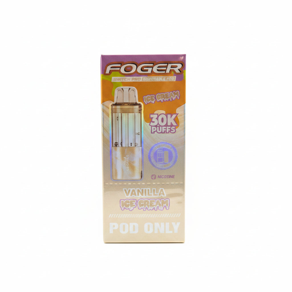VAPE FOGER PODS 30K VANILLA ICE CREAM 5PK