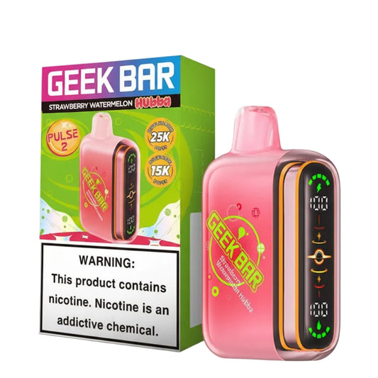 VAPE GEEK BAR PULSE 2 STRAWBERRY WATERMELON 5PK