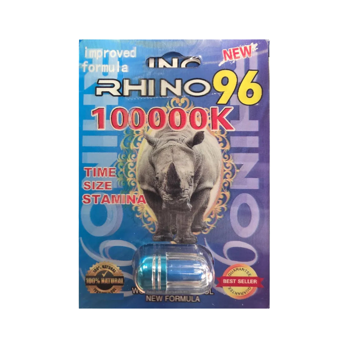 RHINO SINGLE PILLS ENHANCEMENT SEX 24PK
