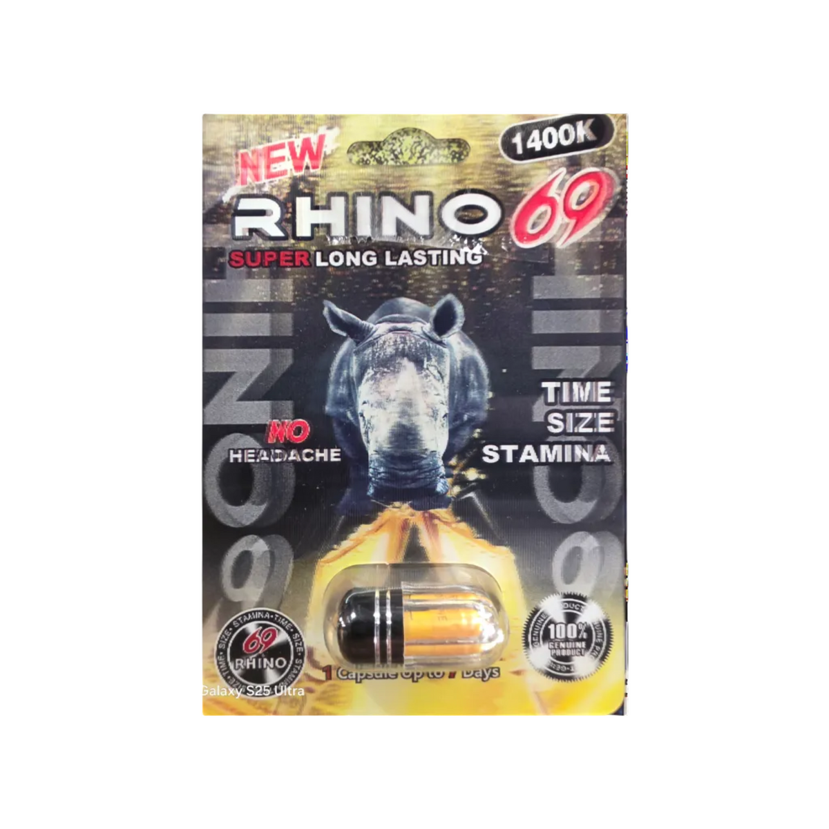 RHINO SINGLE PILLS ENHANCEMENT SEX 24PK