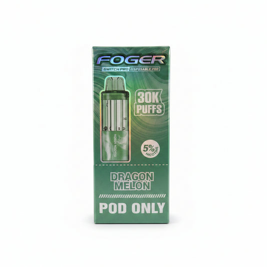 VAPE FOGER PODS 30K DRAGON MELON 5PK