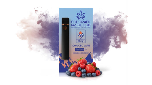 1000MG USDA CERTIFIED BERRY ORGANIC CBD VAPE 1CT
