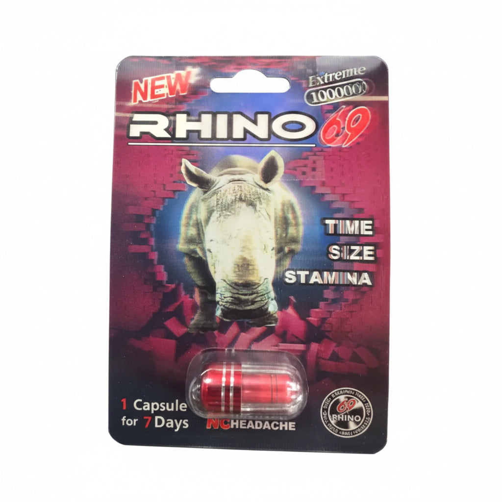RHINO SINGLE PILLS ENHANCEMENT SEX 24PK