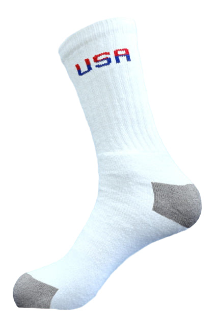 SOCKS LONG WHITE(10-13) 12PK