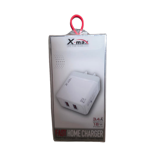 ACCESSORIES HOME ADAPTER 2 USB 18W 1CT