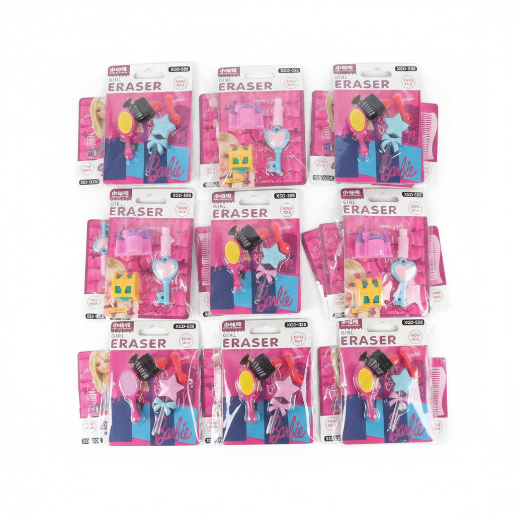 TOYS GIRL ERASER 12PK