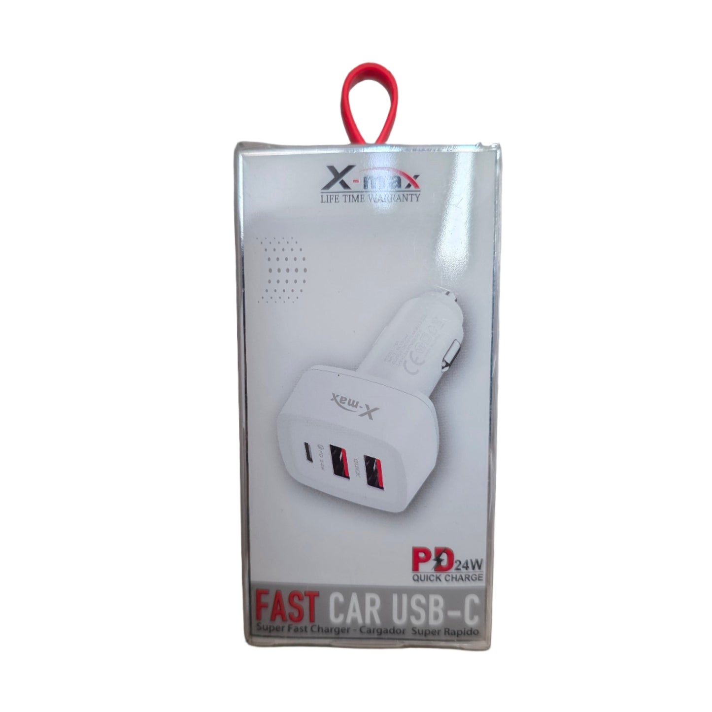 ACCESSORIES ADAPTER 2 USB 1 TYPE-C WHT 24W PD 1CT