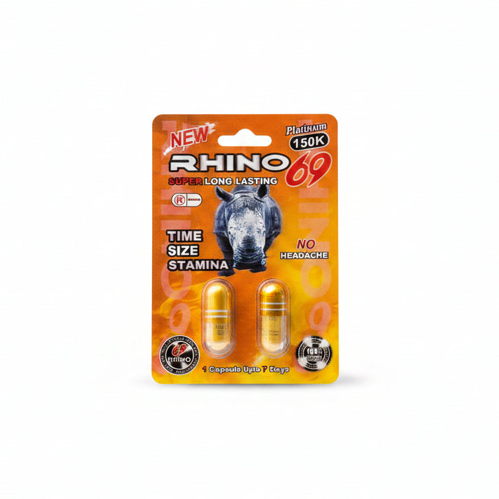 RHINO SOUBLE PILLS ENHANCEMENT SEX 24PK
