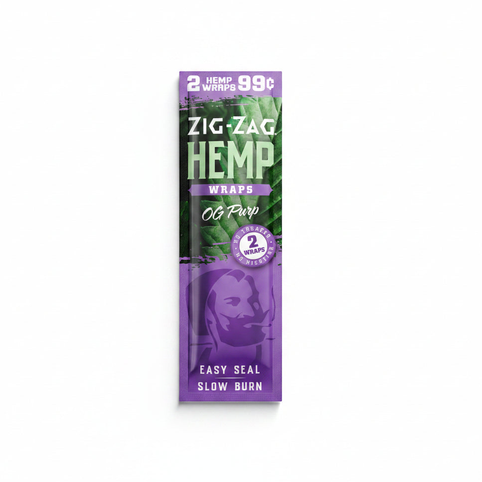 ZIG ZAG HEMP WRAP 2/$0.99 25/2PK
