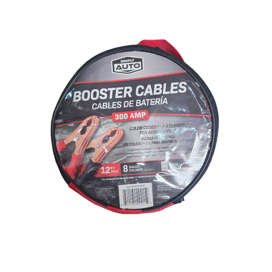 AUTO BOOSTER CABLES 3OOAMP