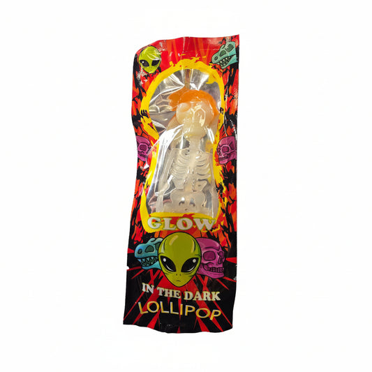 CANDY LOLLIPOP GLOW IN THE DARK SENOR BONES 30CT